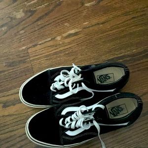 Black Vans size 12